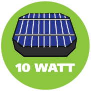 4 Seasons PRO Solar Powered Polycarbonate Vent, Quietly Cools Up To 500 - View #4